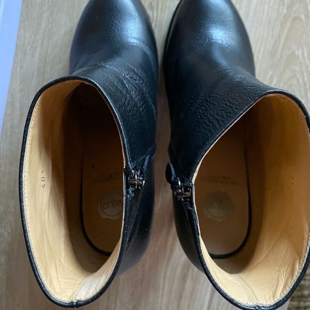 Viktor & Rolf Black Leather Ankle Platform High Heel Boots, EUR 40,5 - Picture 6 of 11